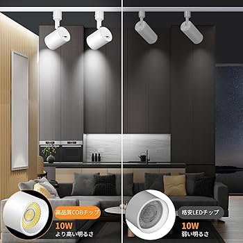 Amazon.co.jp : TuyuBEE 5色調節 ダクトレール スポットライト, LED一 Amazon.co.jp : TuyuBEE 5色調節 ダクトレール スポットライト, LED一