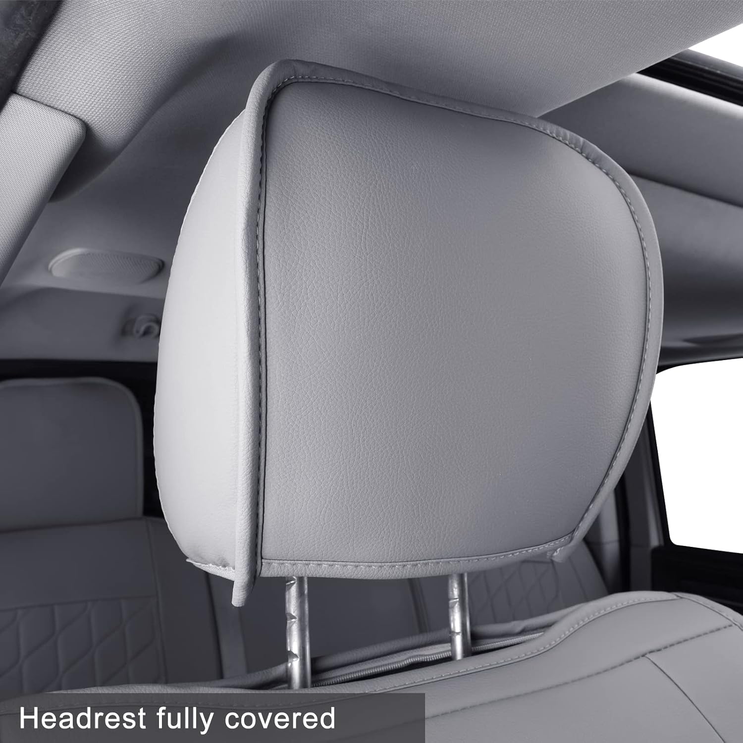 Bеѕt Cуbеr Mоndау 🔥 LUCKYMAN CLUB 81D-XFG Ram Seat Covers Full Set, Fit for Most of The 2006-2020 Ram 1500 2500 3500 Crew Cab& Quad Cab Truck, with Faux Leather (81XFG-Gray)