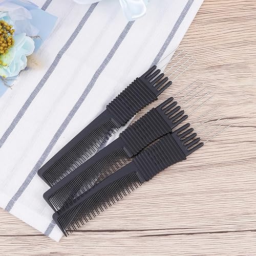 Miniatura 3 de Peinetas para el cabello - Fibra de carbono estática -cola Peines Herramientas para el cabello para estilos finos