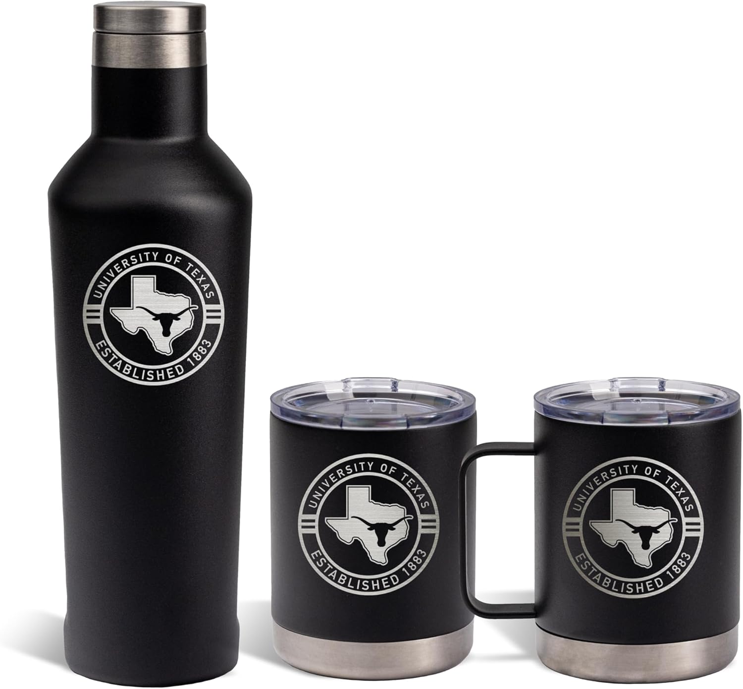 The Memory Company | Licensed NCAA Team Logo AM/PM Set 12/12/17oz (Coffee Cup