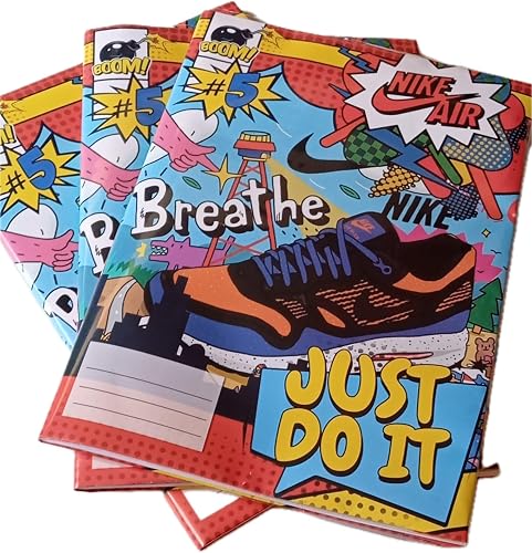 A4 72 Pages Feint and Margin College Exercise Books, 11 Pack - (including a 2Quire Quad Book)