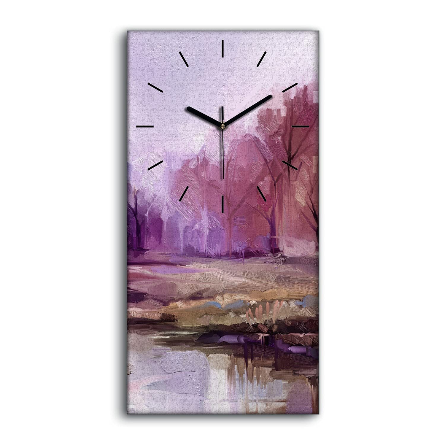 Art Moderne Image Arbres Forestiers Toile Lumineuse 30x60cm Décoration Chic