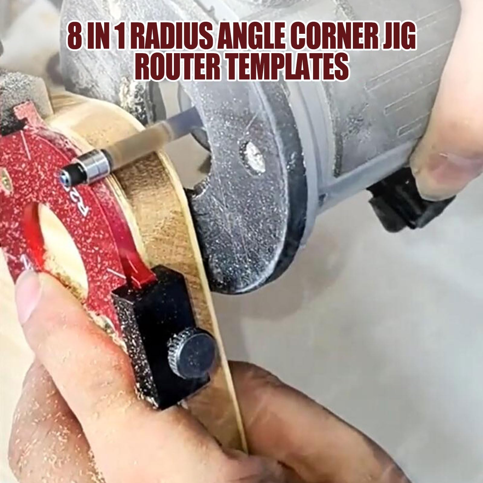 Radius Frässchablonen, Aluminiumlegierung runde Ecken Radius Schablonen, Holzbearbeitungsfräser, Bogenschneiden, Hilfswerkzeug, DIY-Vorlage, R10, R15, R20, R25, R30, R35, R40, R50