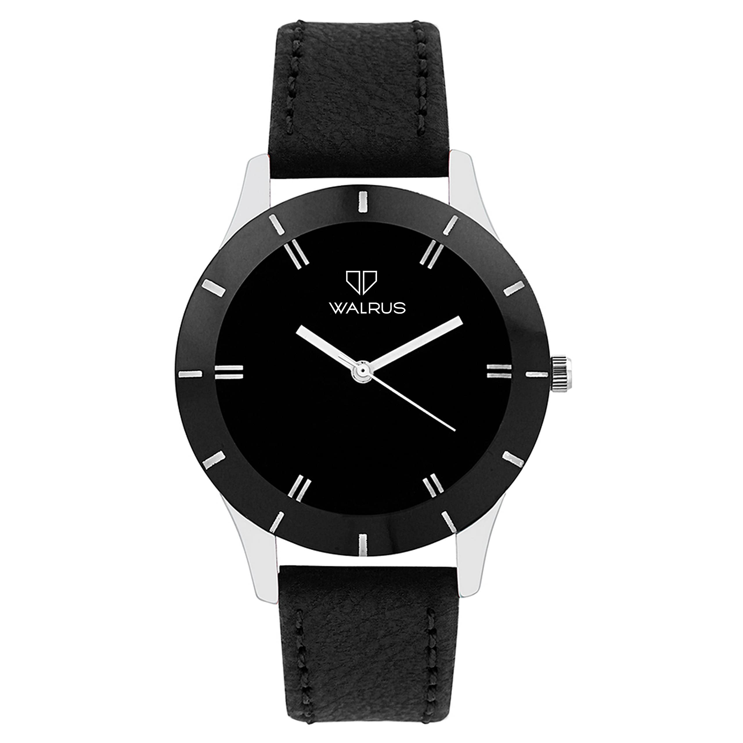 Walrus Colors Series Black Dial Womens Wristwatch - Black Patent Leather Strap - Japanese Movement - 35mm Alloy Case - Professional & Casual Use- Womens Wrist Watch for Gift (B0C4L6T2G8) Amazon Price History, Amazon Price Tracker