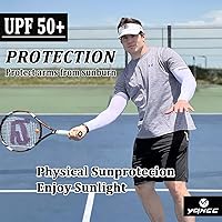 Vista 3 de YQXCC 6 pares de mangas de brazo para hombres y mujeres UPF 50 Protección solar UV refrescante Mangas de compresión deportivas