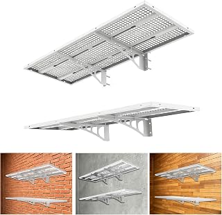 Homeforia 30 Inch Floating Shelves, High-End Solid Pine Wood, Set of 2 | Natural Finish, Holds Up To 50 Lbs Per Shelf, Hidden Brackets, Hardware Included, 30 x 