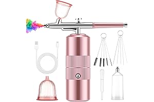 Airbrush Kit for Nails with Cordless Airbrush Gun