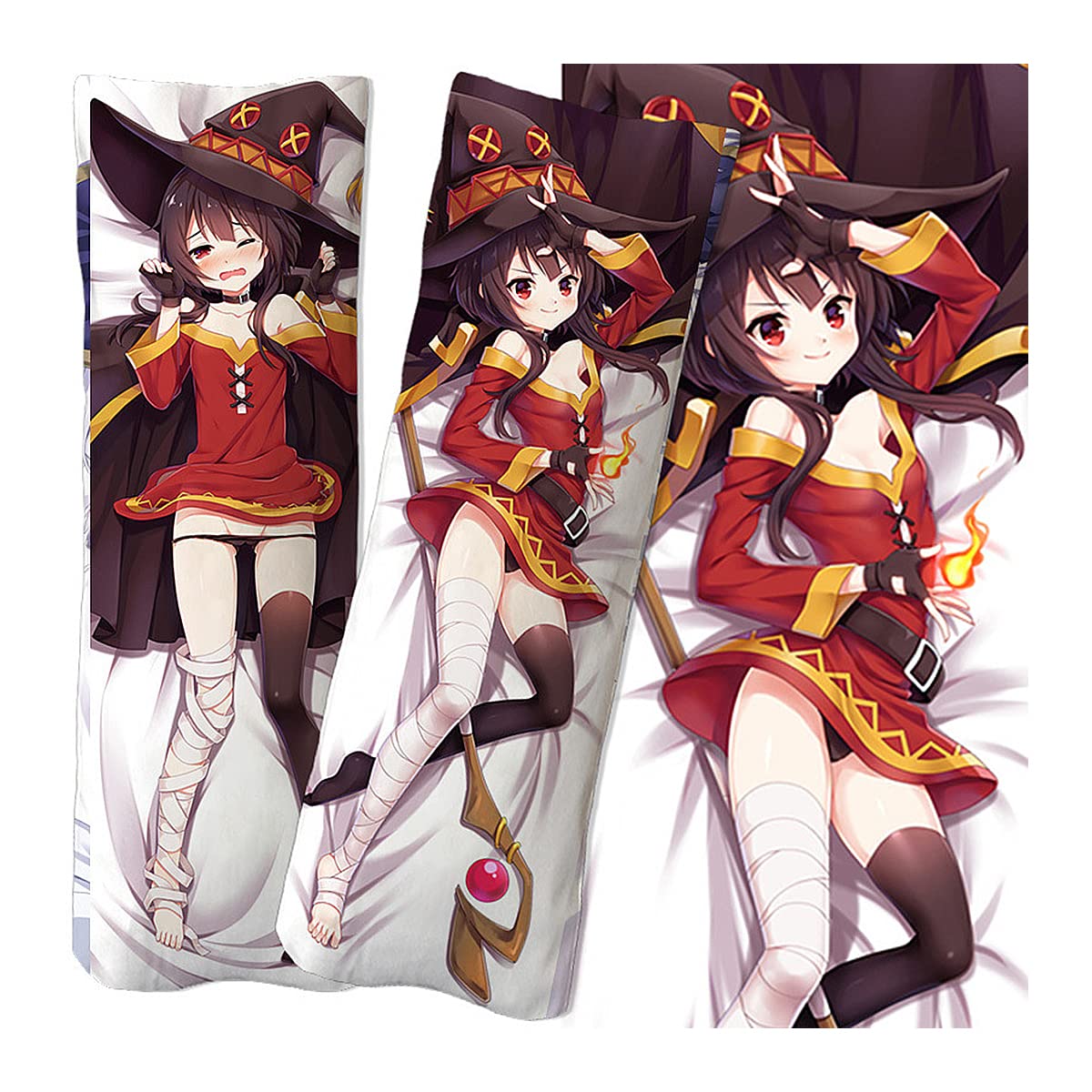 この素晴らしい世界に祝福を!2　抱き枕カバー添い寝シーツ(クリアファイル付) Amazon | この素晴らしい世界に祝福を 抱き枕カバー めぐみん 等身大