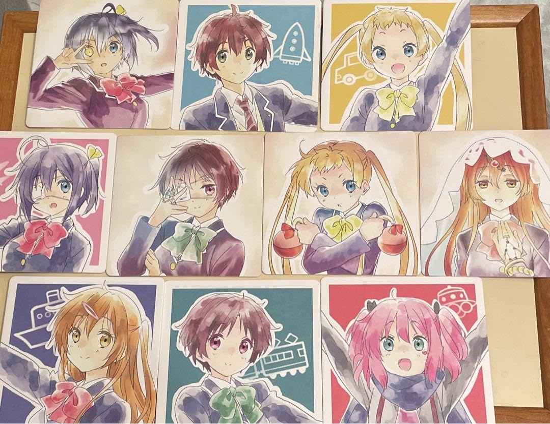 中二病でも恋がしたい！　色紙 Amazon | 中二病でも恋がしたい??ミニ色紙10枚セット | 色紙 | 文房具