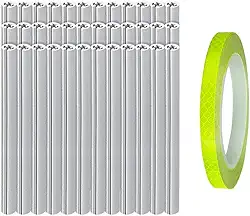 36 Marcadores de Raio de Bicicleta Refletivos para Maior Visibilidade com Adesivos de Advertência para Fácil Instalação