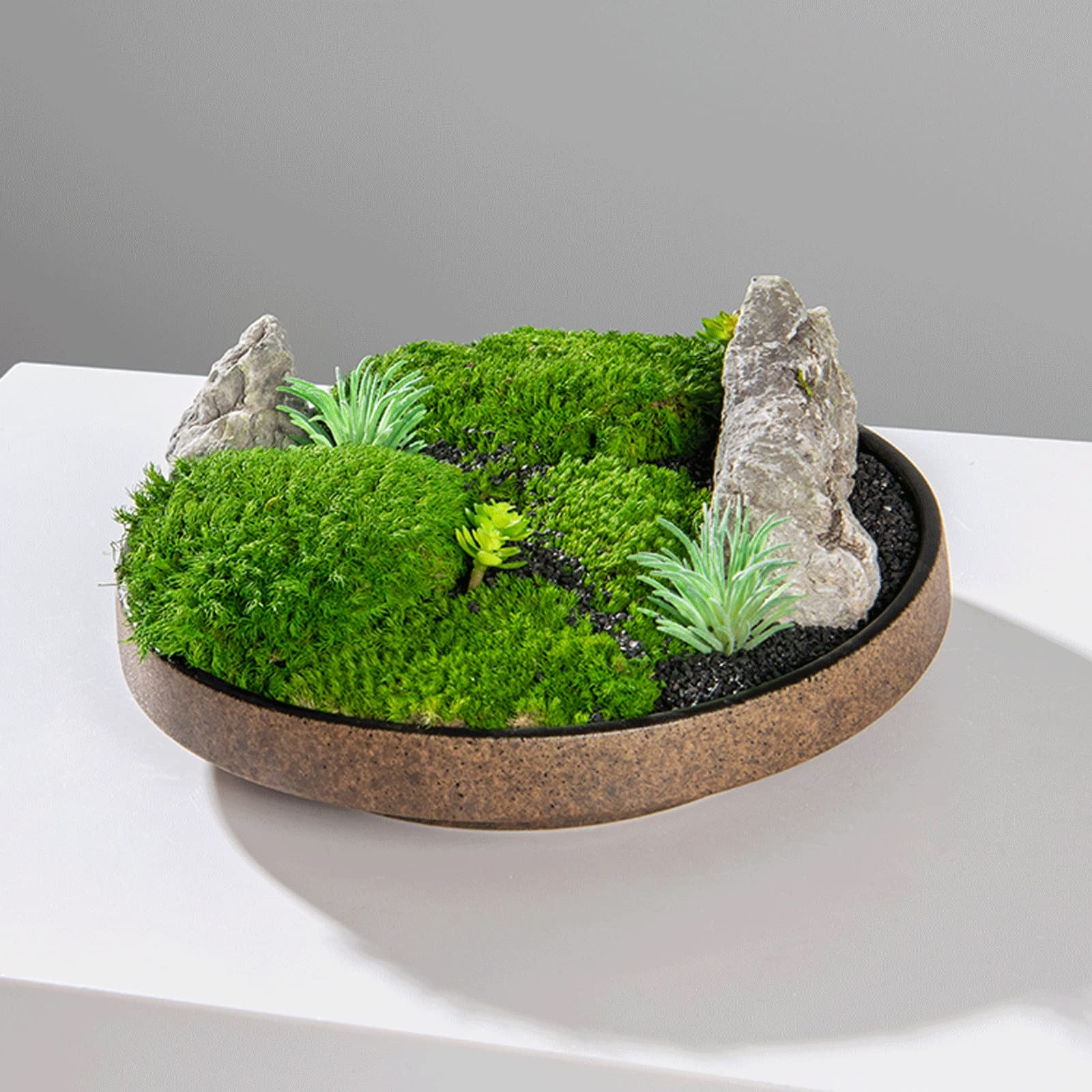 Plantes Artificielles Pot de Plante Artificielle Fake Plant Office Hôtel Décoration intérieure Artificielle Vert Plante Plante 4,7 x 9,8 Pouces Plante Artificielle en Pot