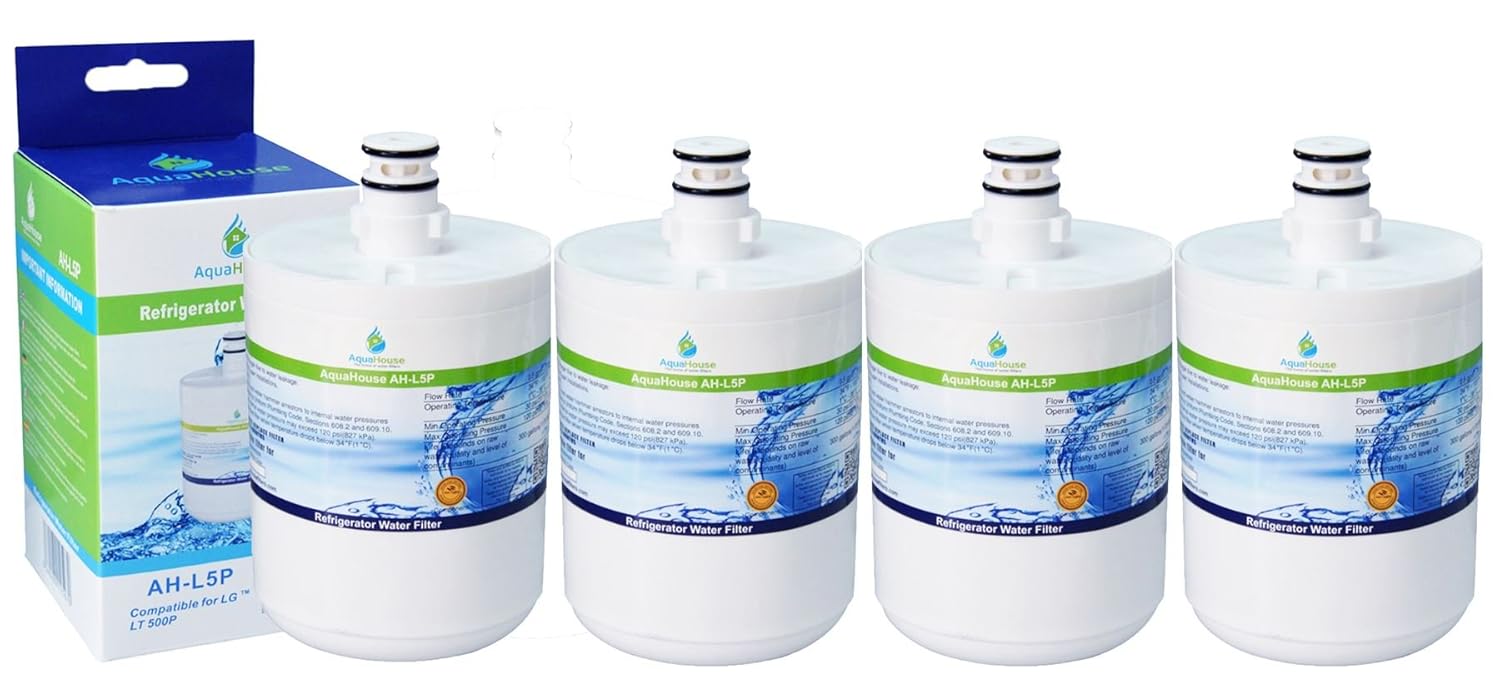 Buy AquaHouse 4X AhL5P Compatible Water Filter for Lg Lt500P