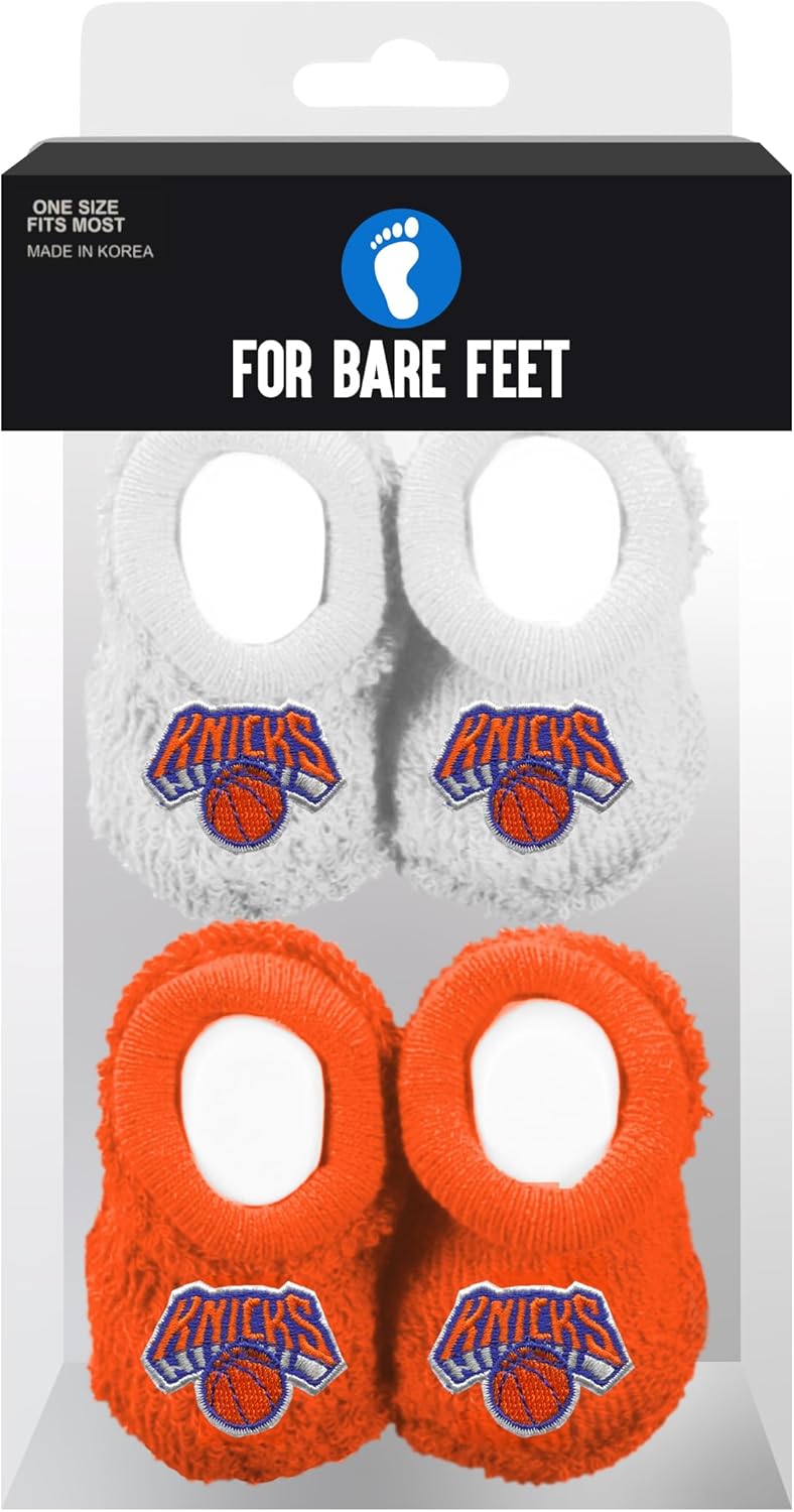FBF - Officially Licensed NBA Infant Bootie Socks 0-12 Months - 2 Pack