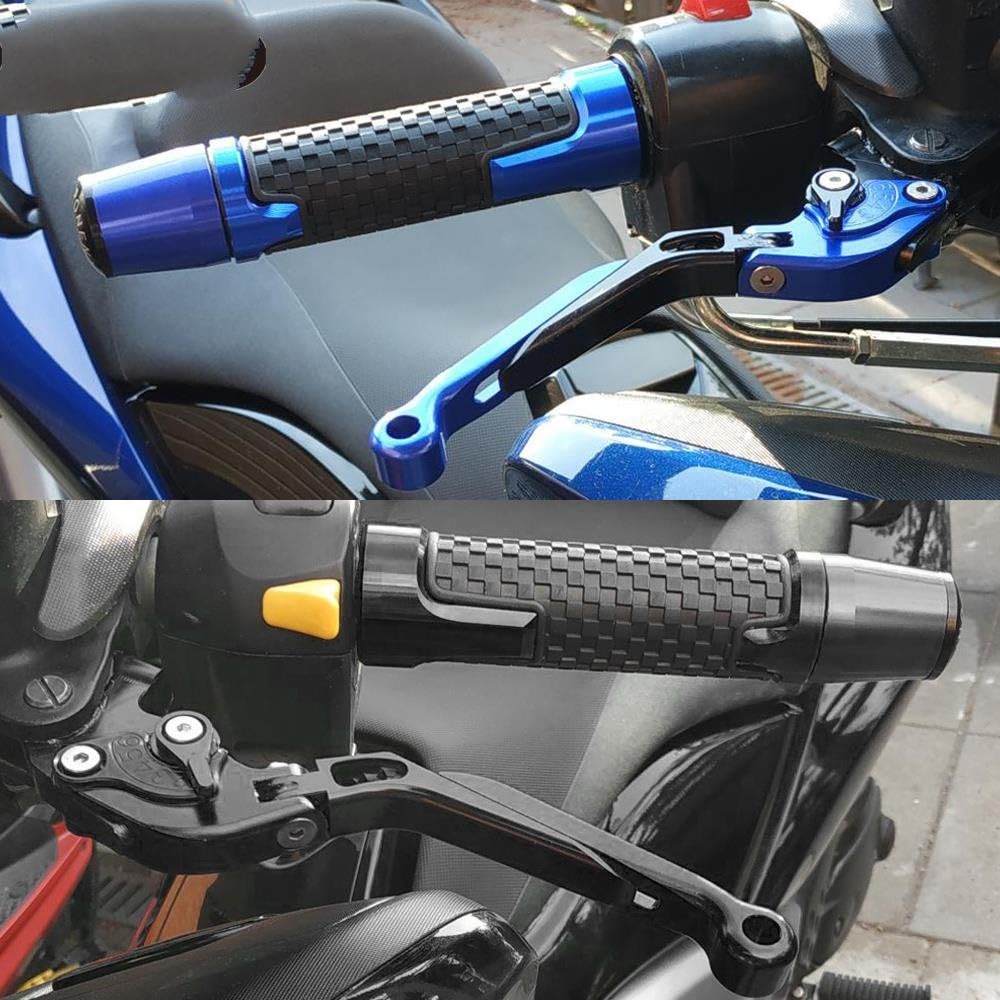 PONNYC Para Y&amaha XT 600 E XT600 E 1990-1998 1999 2000 2001 2002 2003 Palanca Embrague Freno Para Motocicleta Manija Plegable Ajustable Moto Embrague Maneta Freno (Color : 14)