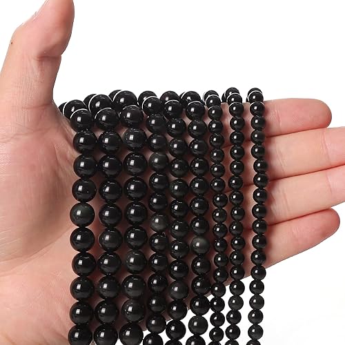 Vista 176 de 45 cuentas de piedras preciosas naturales de ojo de tigre aguamarina natural de 0.315 pulgadas (0.315 in), cuentas redondas sueltas