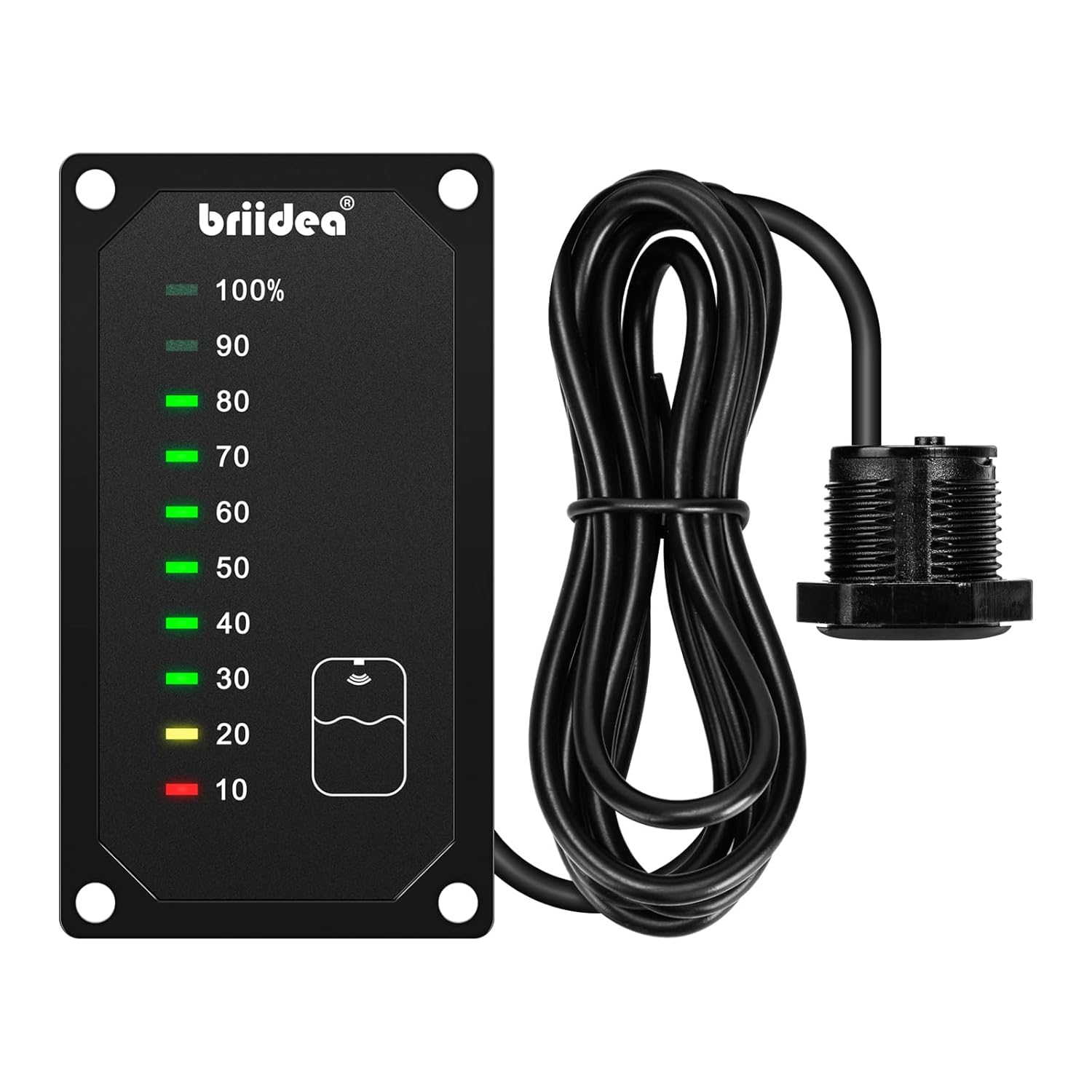 briidea RV Tank Sensor Monitor Panel, RV Water Tank Level Monitor with ...