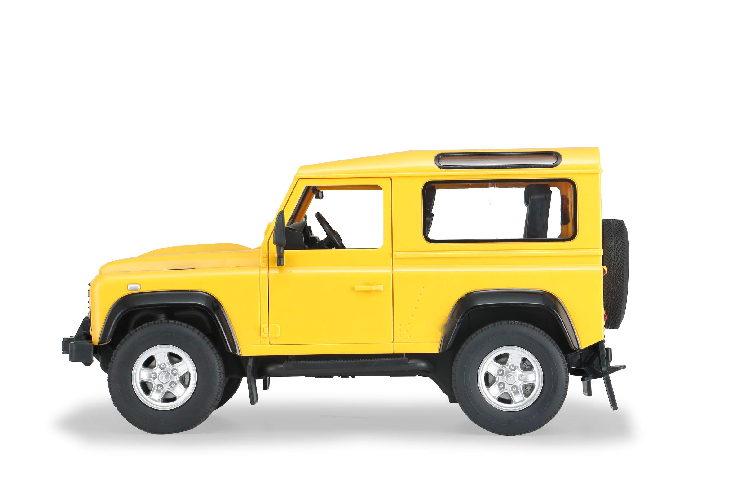 Land Rover Defender drzwi ręczne 1:14 2,4 GHz – 11 km/h, wierne lakierowanie, szczegółowe wnętrze, światła LED do jazdy, drzwi można otworzyć ręcznie