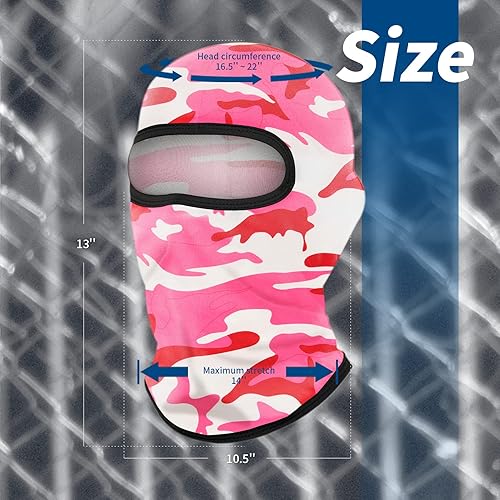 Miniatura 7 de YESLIFE Máscara de esquí de 2 piezas, pasamontañas para hombres y mujeres, esquí, snowboard, motocicleta y protección UV, sombrero