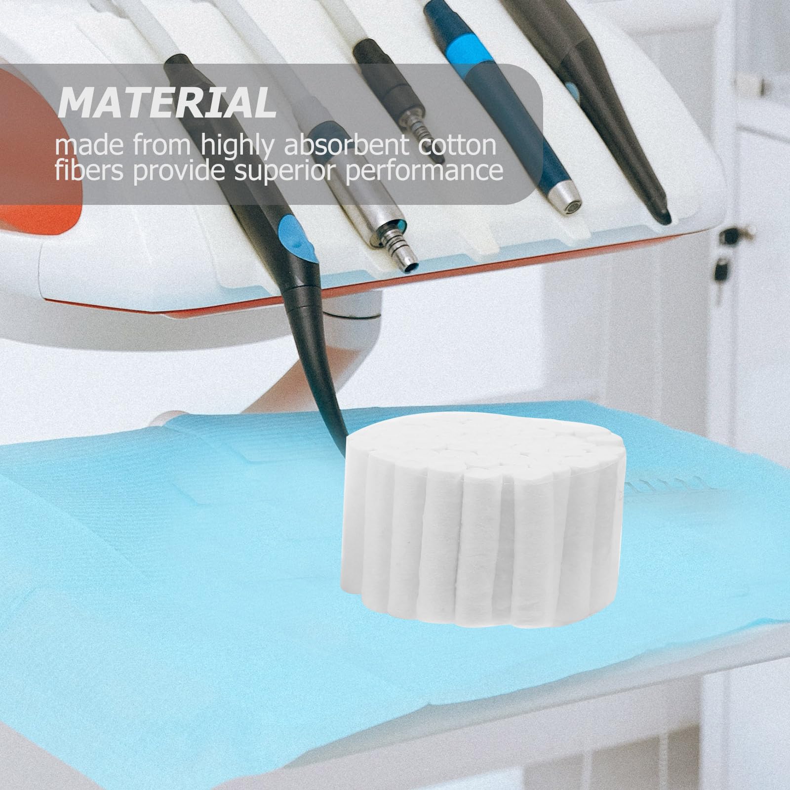 Artibetter 5 pezzi rotoli di cotone non sterile naturale cotone altamente assorbente cotone per bambini e adulti naso sanguinamento Kit accessori bocca Gaze