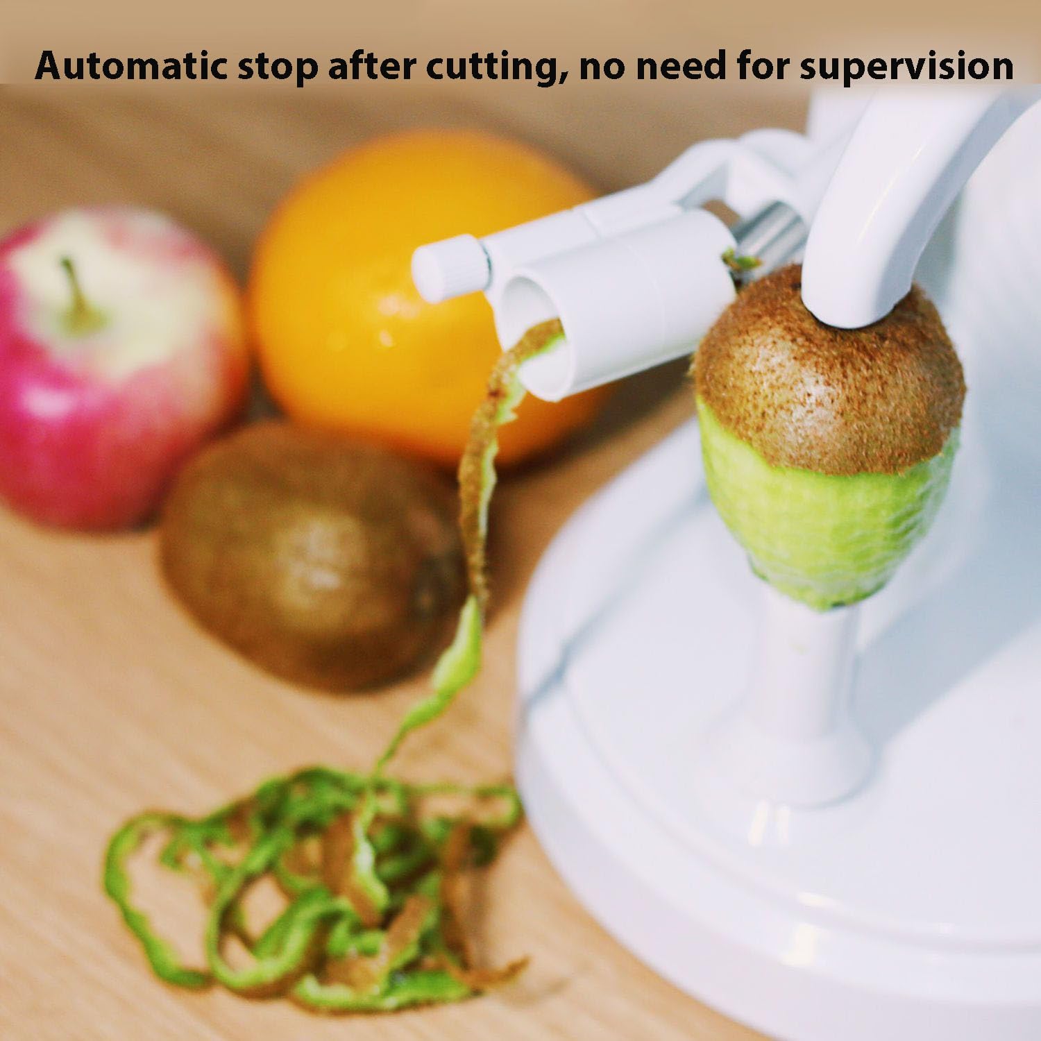 Sbucciatore elettrico multifunzionale per mele: strumento automatico per sbucciare frutta e verdura per uso domestico