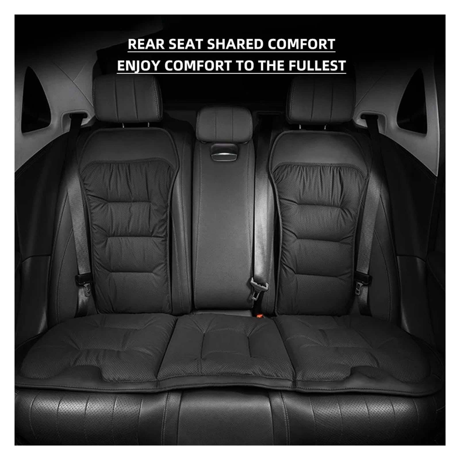para Fiat Panda 2011-2009 Coss 4x4 Cojín Asiento Delantero Coche Transpirable Protector Funda Cojín Dividido Individual Asiento Trasero Protector Asiento(Seat 2pcs)
