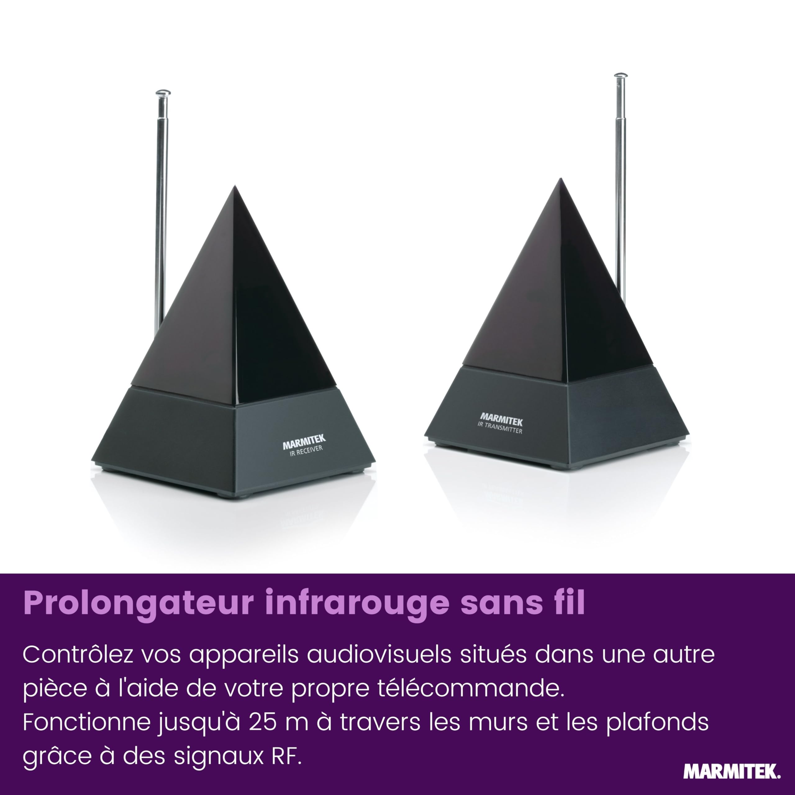 Marmitek Powermid XL - Rallonge Infrarouge sans Fil Wireless IR Extender