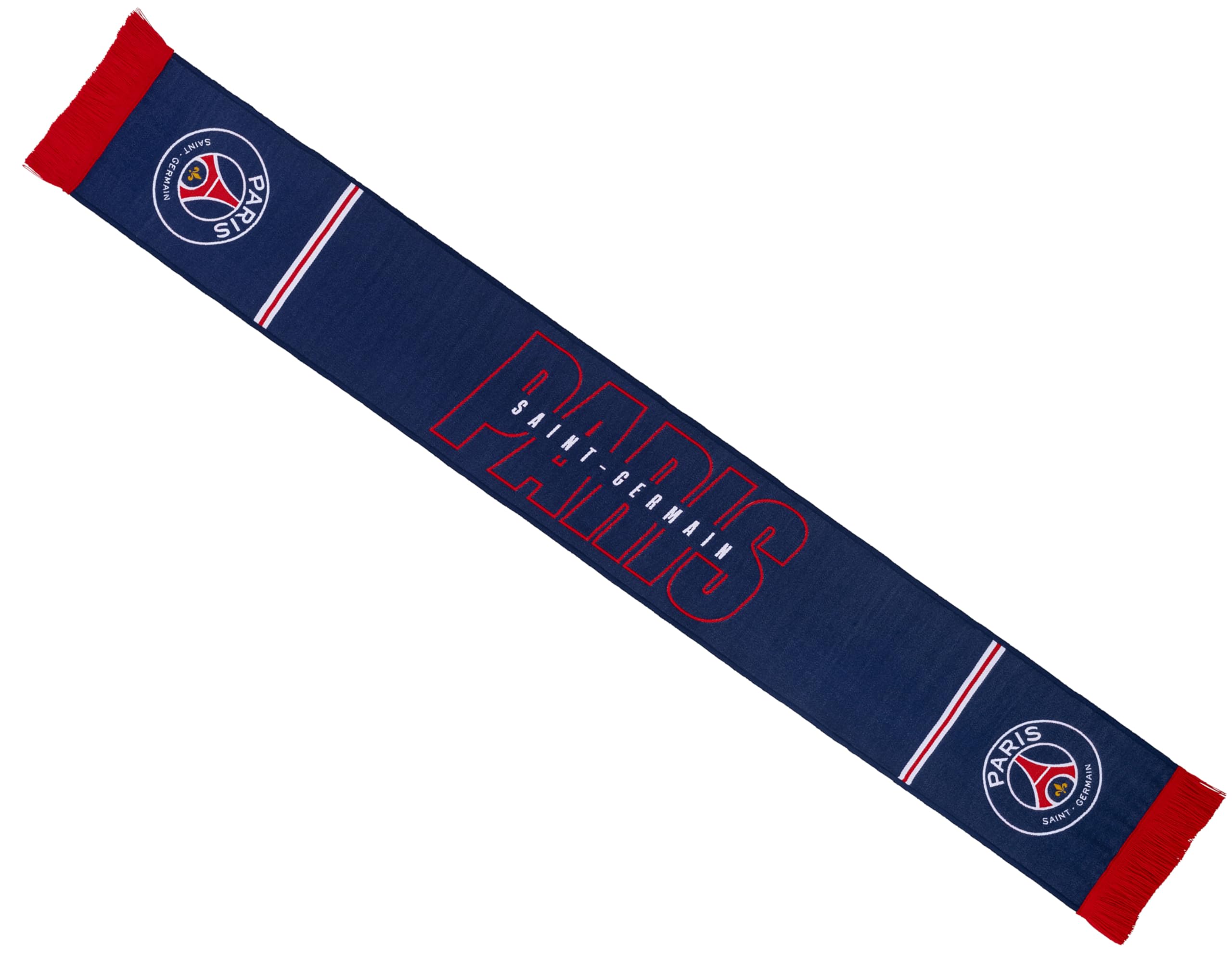 PSG Paris Saint Germain Official Collection Scarf – Size 140 cm, Blue, 140