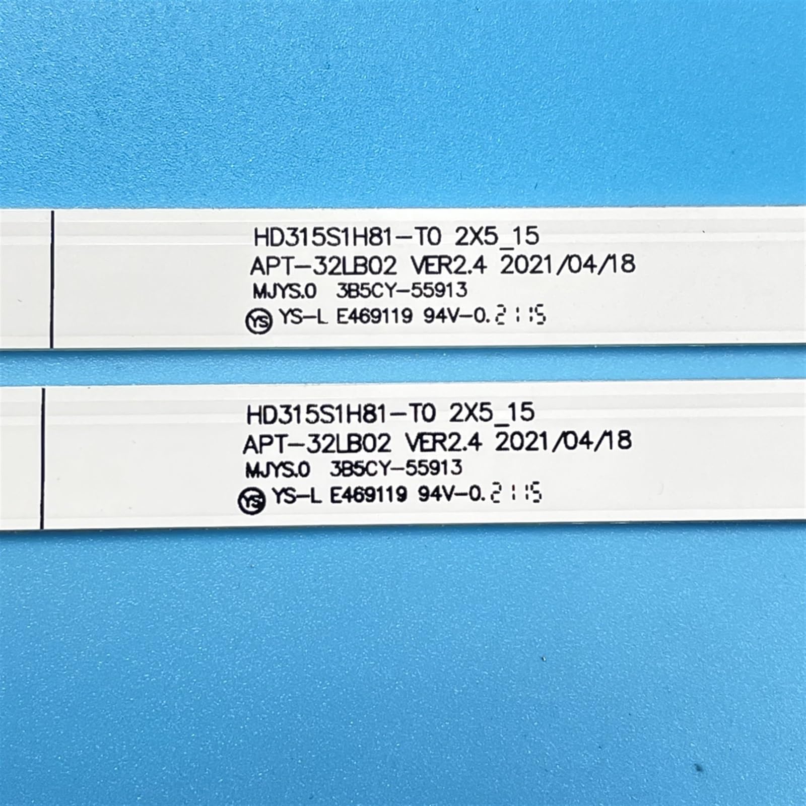 Striscia di retroilluminazione a LED 5 Lampada Compatibile for 32 Pollici 32L5069 Jhd315v1h-lb81 Hz32e35ad HD315S1H81-T0 2X5_15 APT-32LB02 VER2.4 (Color : 2pcs for 1 TV)