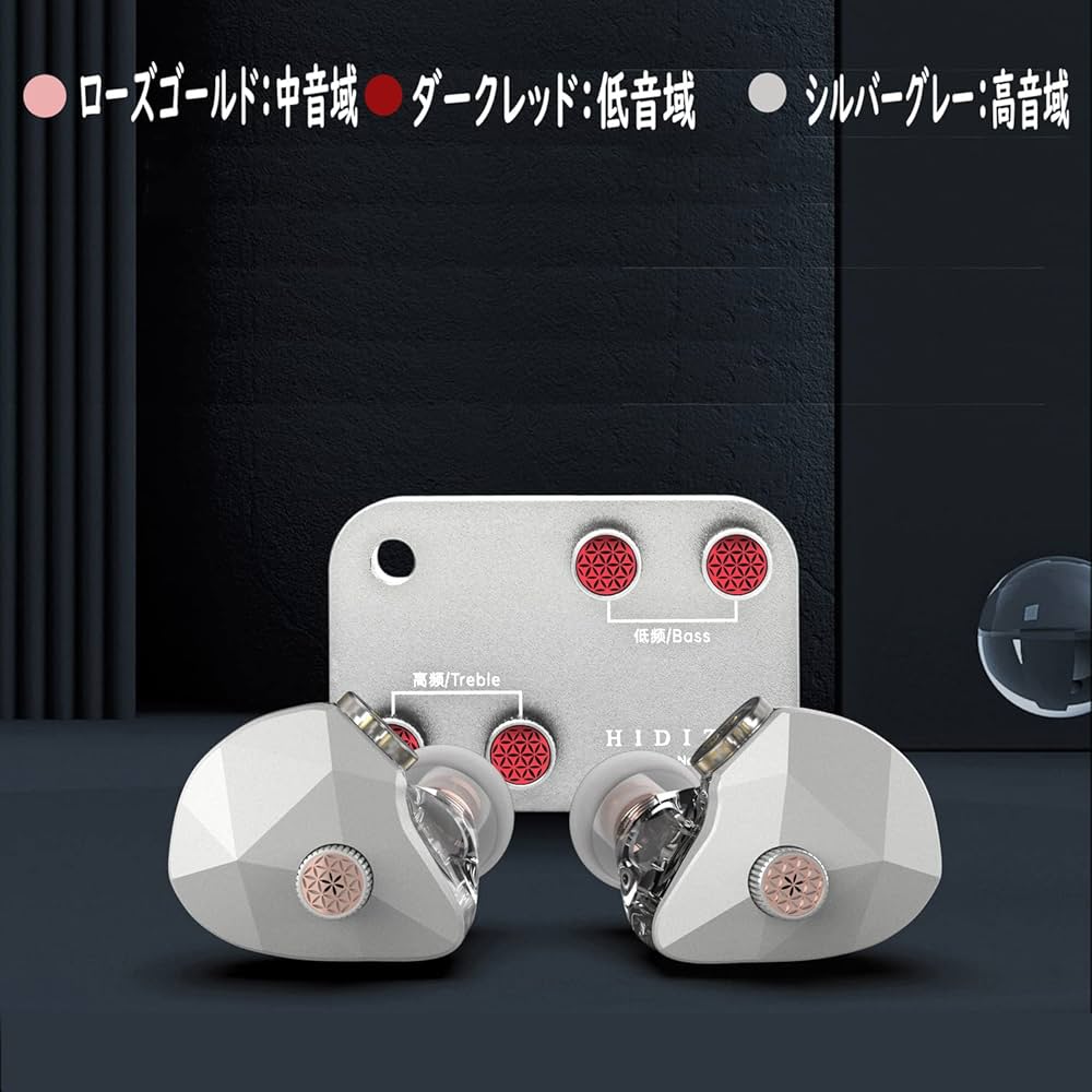 HIDIZS MM2 1BM+1DDハイブリッド型HiFi有線イヤホン　シルバー 71Vg-2O9MEL._UF1000,1000_QL80_.jpg