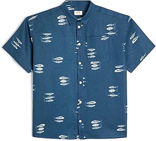 كوتون قمصان باكمام قصيرة منسوجة للاولاد (عبوة من قطعة واحدة)