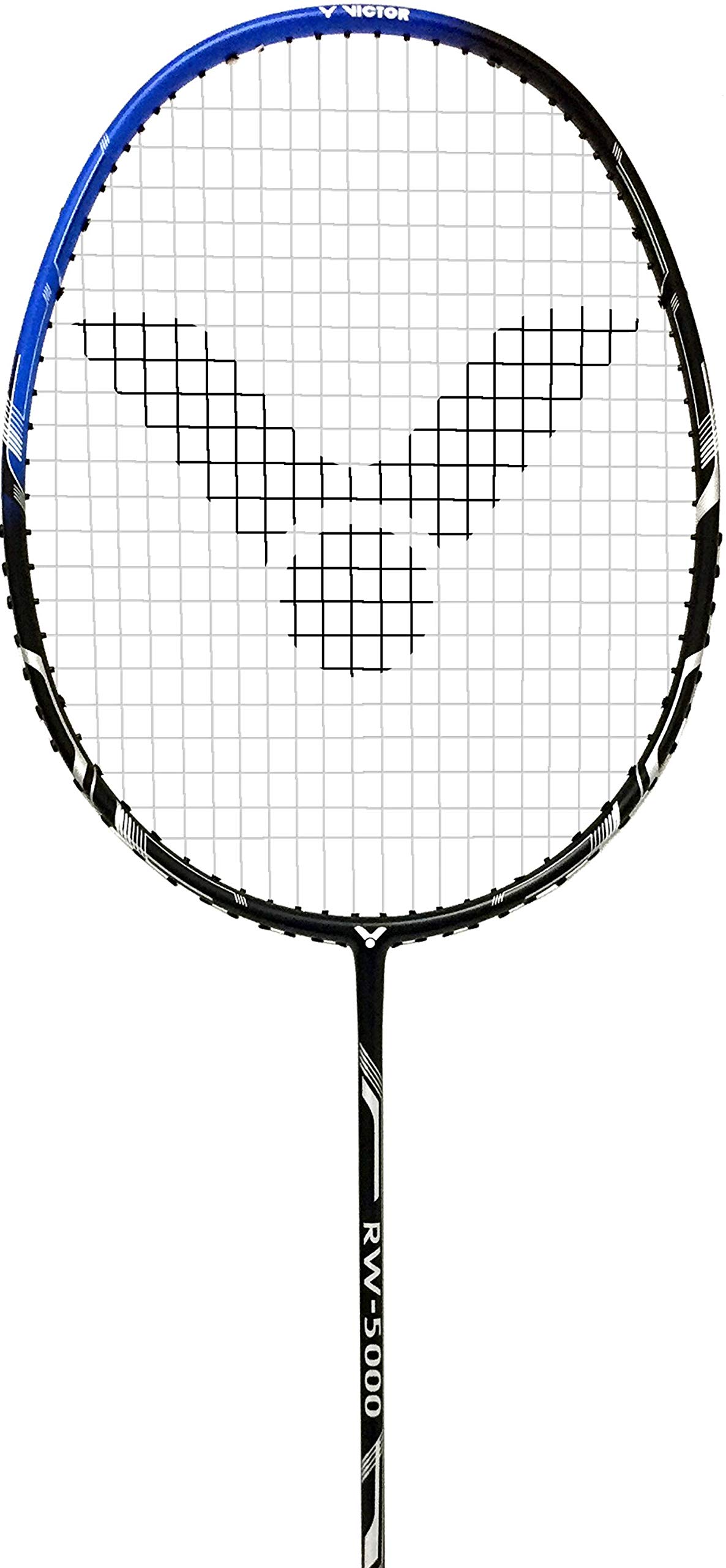 VICTOR Badmintonschläger RW-5000, erhältlich in den Farben blau, schwarz und weiß