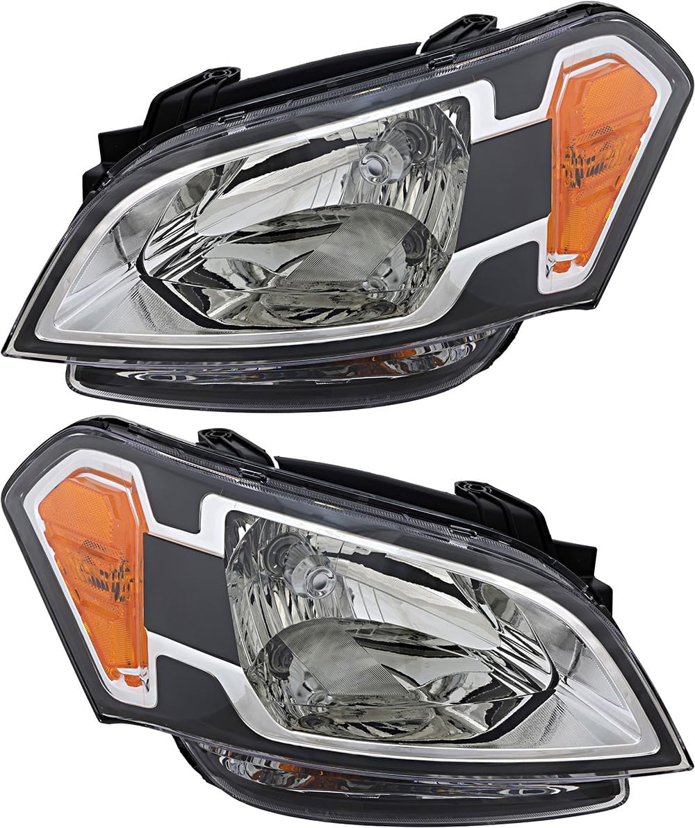 For Kia Soul Headlight 2010 2011 Driver and Passenger Side Headlamp Assembly Replacement