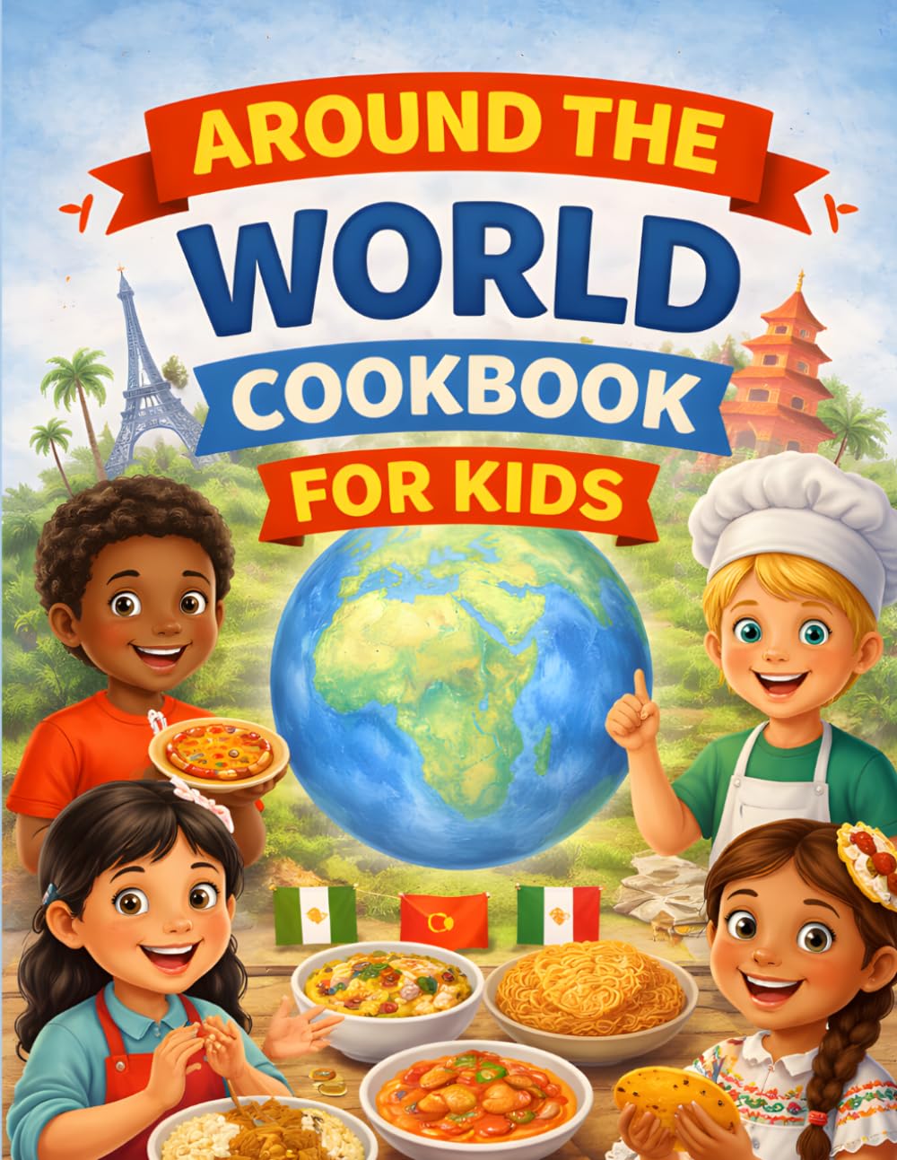 Around the World Cookbook for Kids: 30 Fun and Easy Recipes from Different Countries for Young Chefs