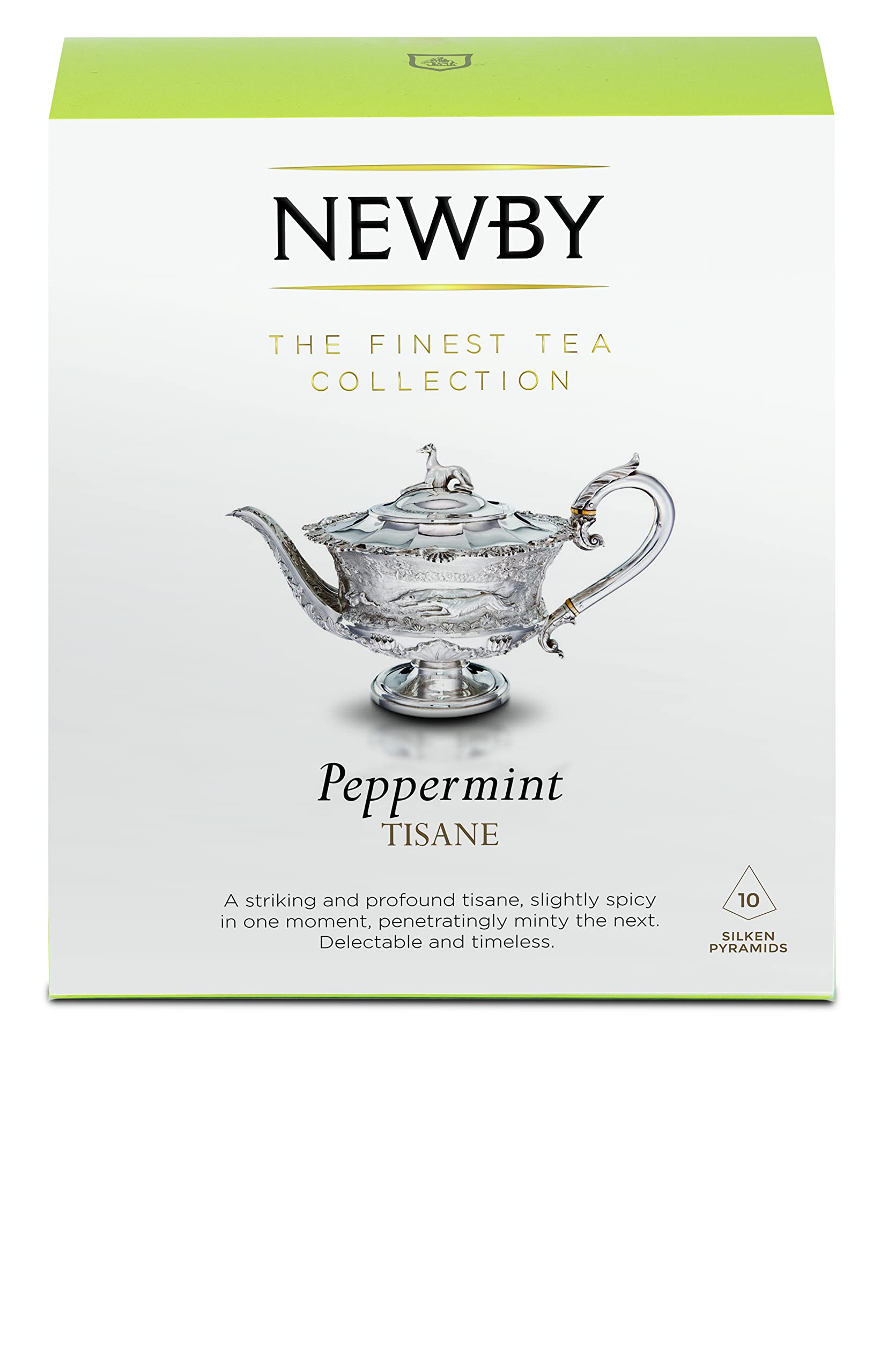 Newby Peppermint Tisane Silken Pyramids, Pack of 10 Peppermint flavour