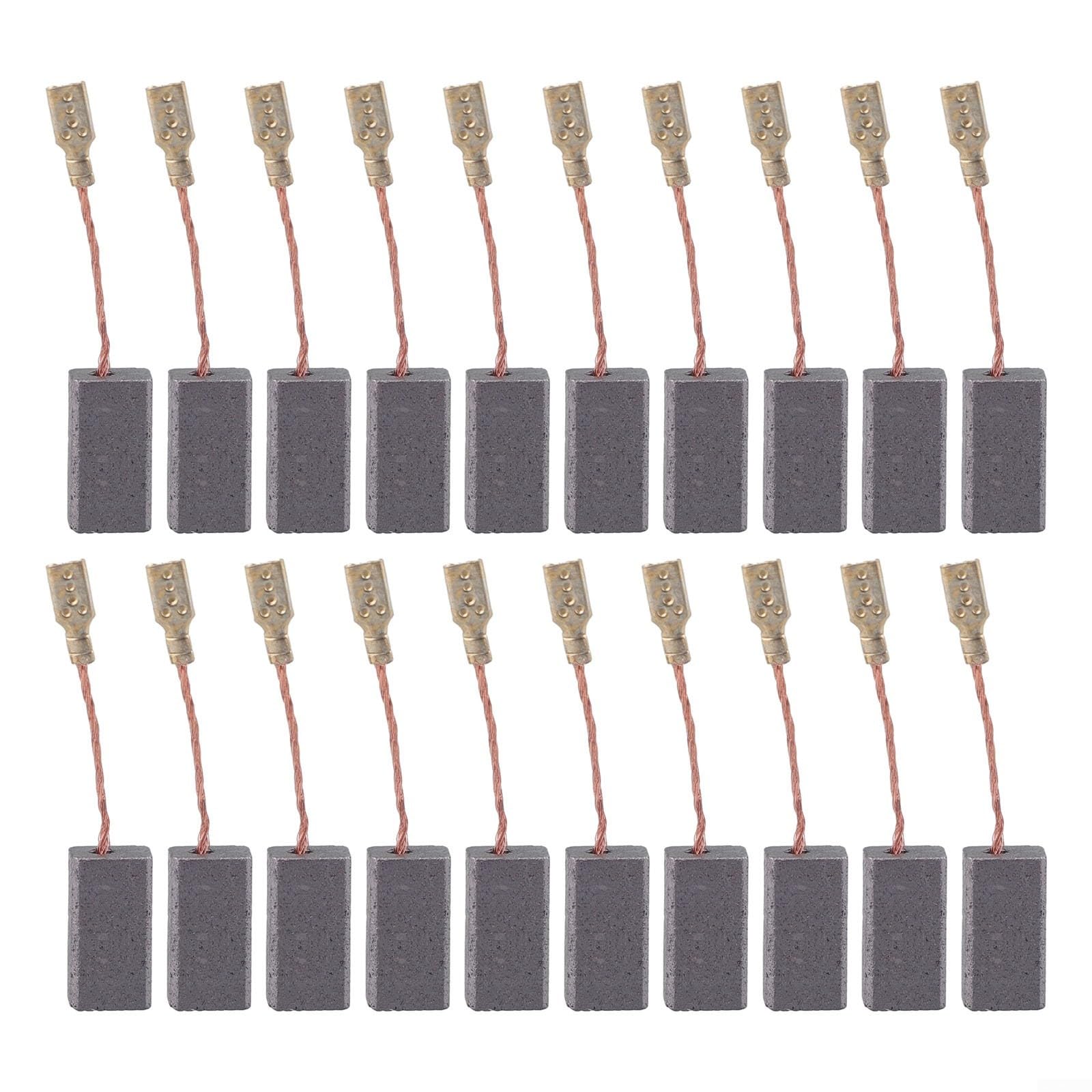 20PCS Carbon Brushes For Bosch Angle Grinder Replacement Parts, 15mm X 8mm X 5mm, And Reliable Tool Components