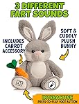 Gears Out Pooter Cottontail Farting Bunny Plush - 