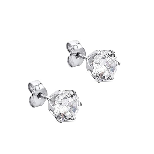 set di orecchini da donna, orecchini in oro bianco, 9
