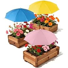 Plant Umbrellas for Outdoor Plants 3 Pack Garden Umbrella Shade for Potted Plants and Garden Beds 23.6" Sun Shade Covers