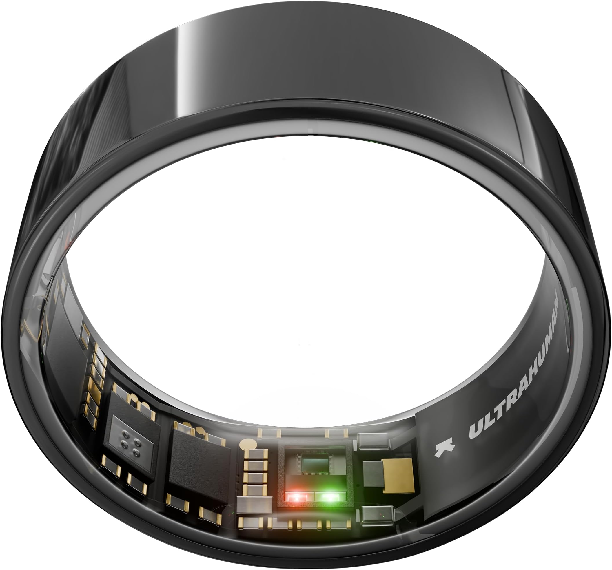 ULTRAHUMAN Ring AIR - Aster Black - Size 6 - Smart Ring | No Monthly Subscription | Size First with Sizing Kit | Sleep Tracking Wearable - Heart Rate - Fitness Tracker