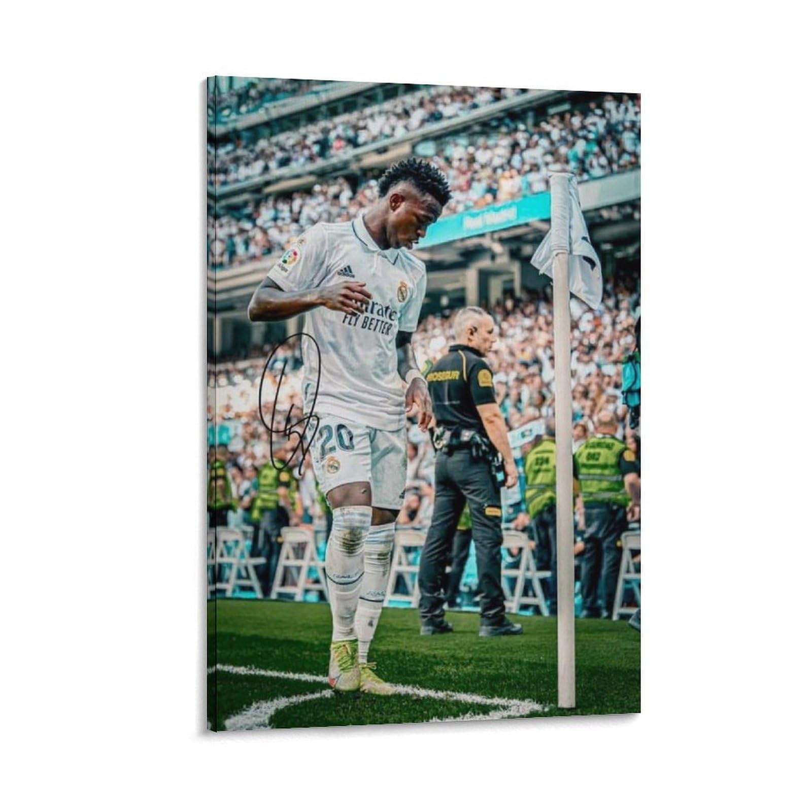 ASUIU Vinicius Jr Canvas Poster Picture Print Wall Art Poster Painting Canvas Posters Artworks Room Aesthetic 20x30inch(50x75cm)