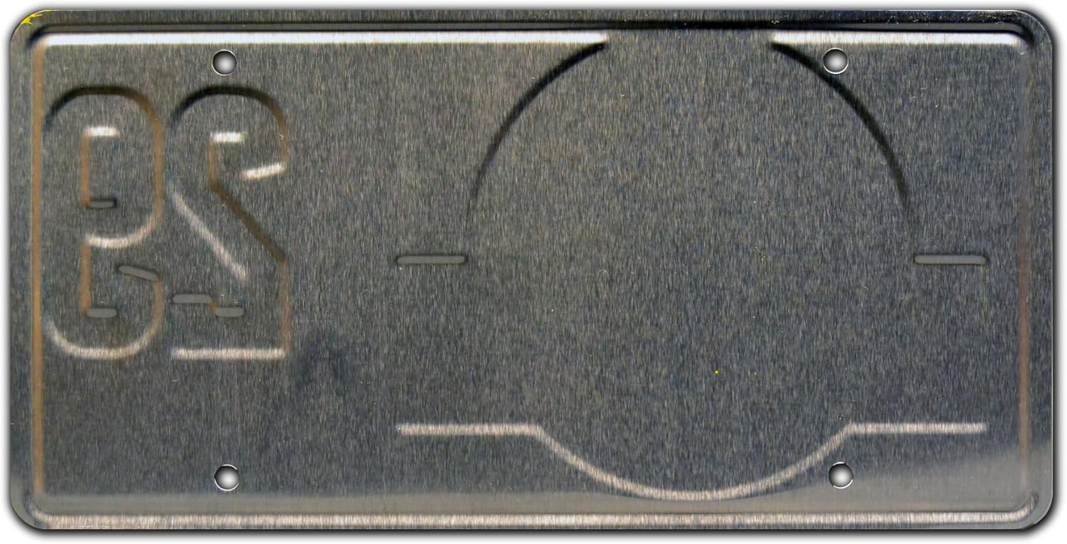 Jurassic Trilogy | # 29 | Metal Stamped License Plates