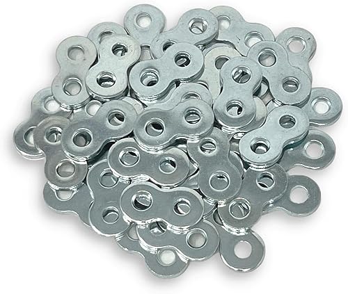 Miniatura 4 de Balsam Point Workshop Paquete de 30  Conector de mesa resistente de figura 8 o clip de sujeción para escritorio, acero grueso de calibre 12