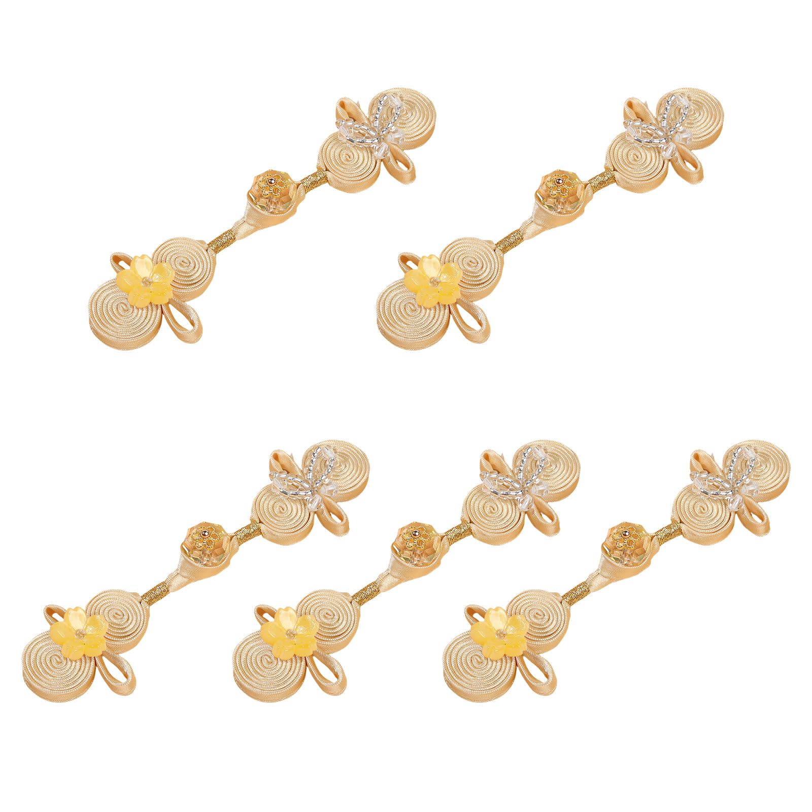 TFAOYS Decorative Satins Knot Buttons for Chinese Clothing and Sewing Projects Traditional Costume Embellishments