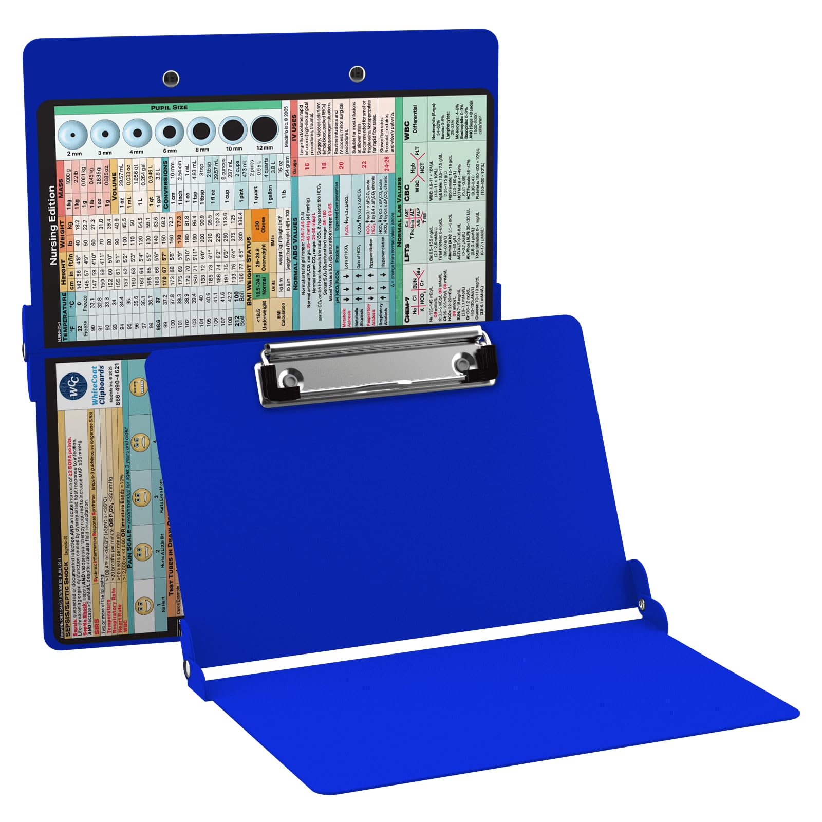 Whitecoat Clipboard® - Blue Nursing Edition