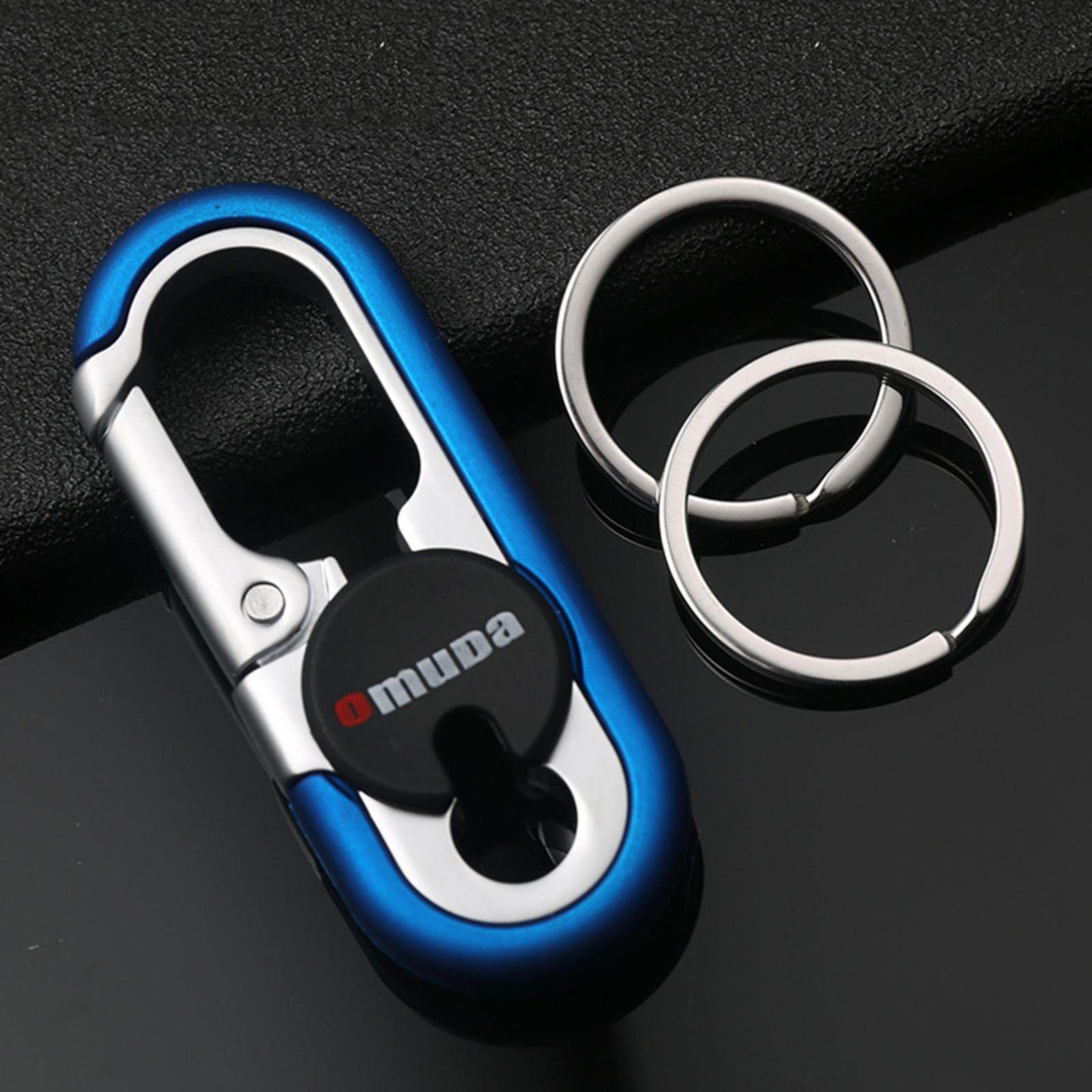 Amazon.co.jp: Cardvd-jp 1個 ダブルリングキーホルダー 車用キー