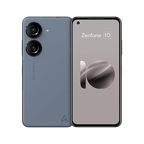 Immagine del prodotto ASUS Zenfone 10, EU Official, Blue, 256GB Storage and 8GB RAM, Compact Size 5,9 Inches, 50MP Gimbal Camera, Snapdragon 8 Gen 2