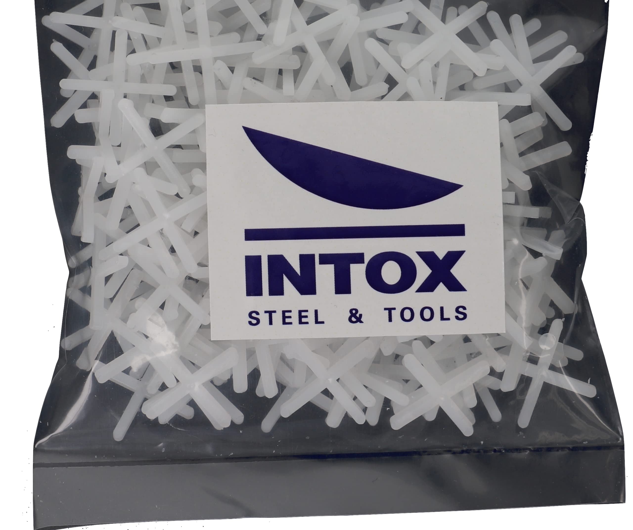 INTOX - Croce per piastrelle, 2,0 mm, 200 pezzi, colore: Bianco