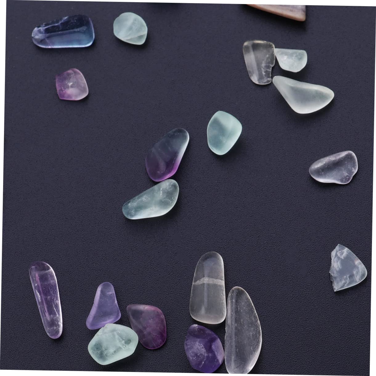 1 paquete de cristales de chakra, grava, amatista, grava, grava, piedras curativas, grava, jardín, grava, piedras preciosas de cristal naturales para pecera acuario