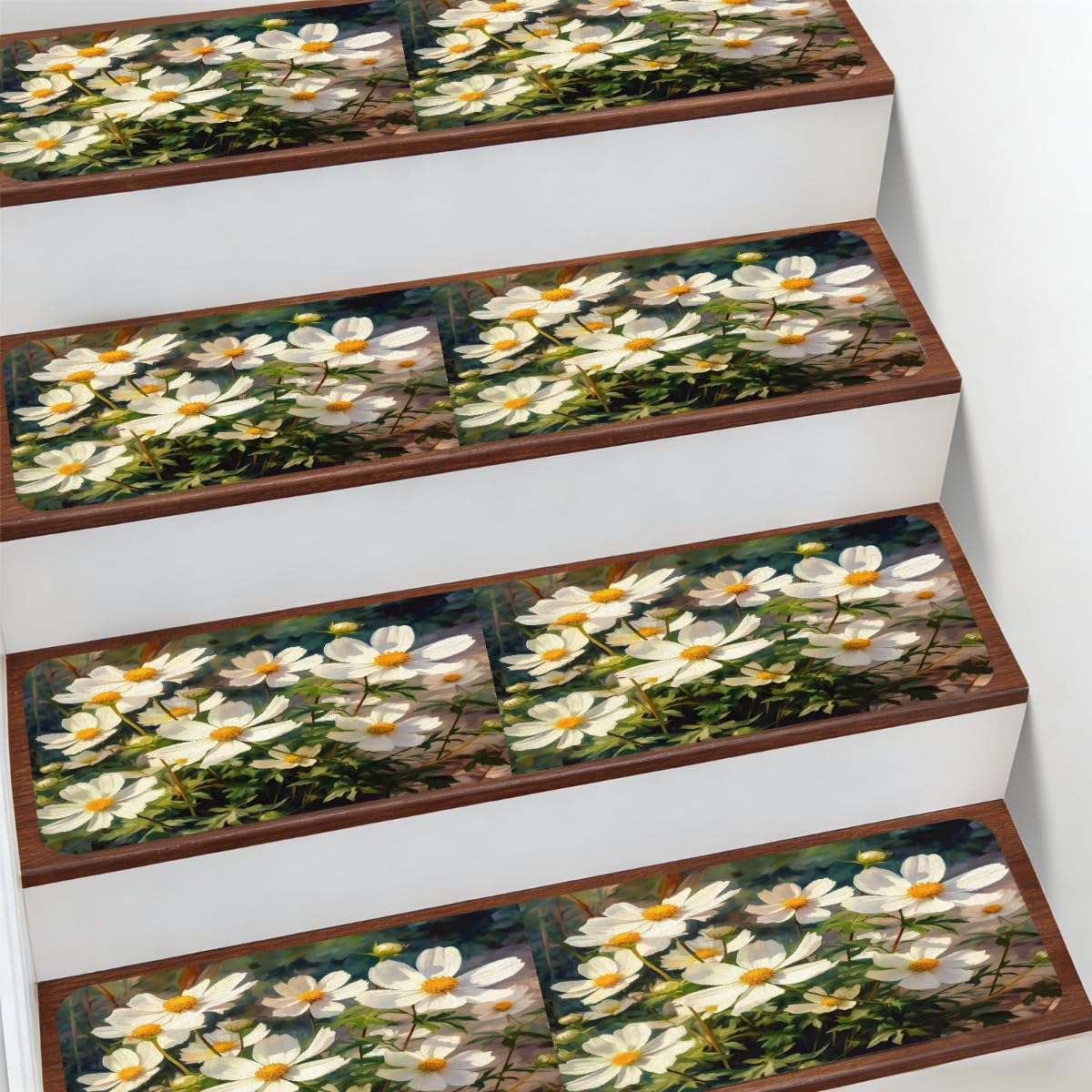Alfombras para escaleras Mexpekil de 7.8x30 pulgadas antideslizantes para el hogar