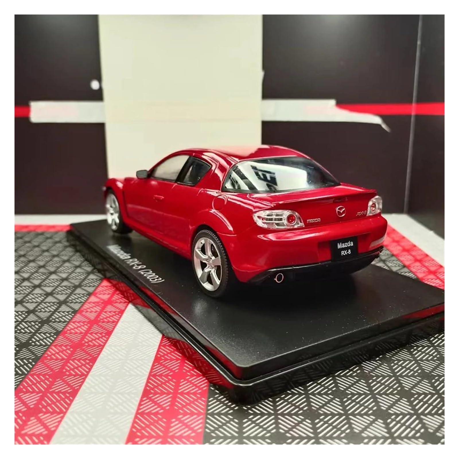 Metallo Scala Replica 1 24 Per Mazda RX-8 2003 Modello Statico In Lega Pressofusa Regalo Per Le Feste Decorazione Per La Casa Hobby Veicoli Giochi Set